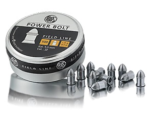 RWS Power Bolt 5.50mm Luchtdruk Kogeltjes blikje 100